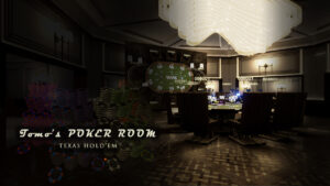 clusterメタバースワールド「Tomo’s POKER ROOM」